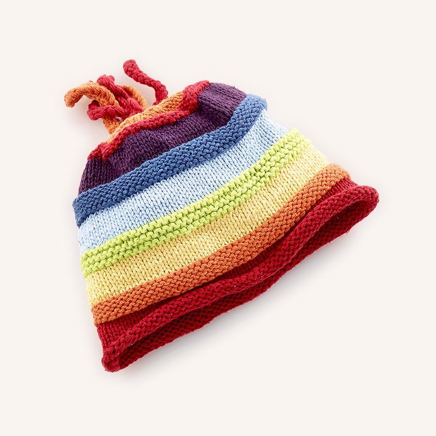 Baby Beanie - Rainbow Stripey |  | The Baby Penguin