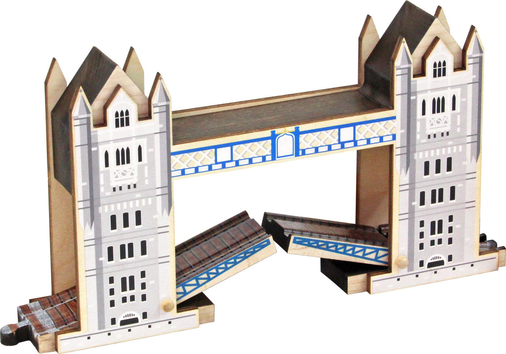 Tower Bridge on the River Thames | Wooden Bridge for NameTrains | USA - The Baby Penguin