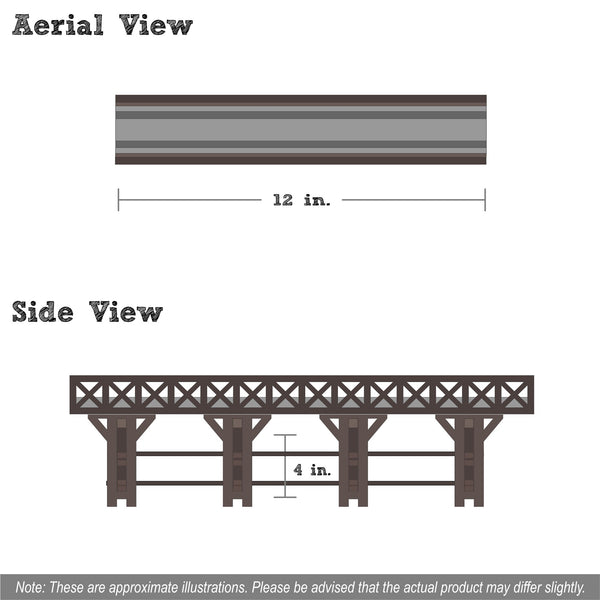 Dale Creek Crossing Train Bridge | Wooden Train Trestle | USA - The Baby Penguin