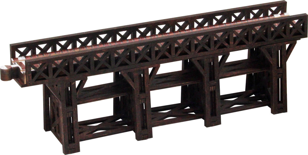 Dale Creek Crossing Train Bridge | Wooden Train Trestle | USA - The Baby Penguin