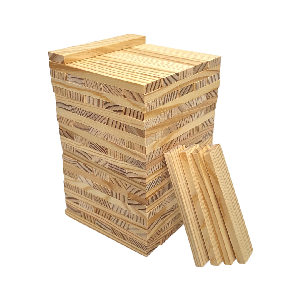 120 Pcs Natural Wooden Building Planks Set |  | The Baby Penguin