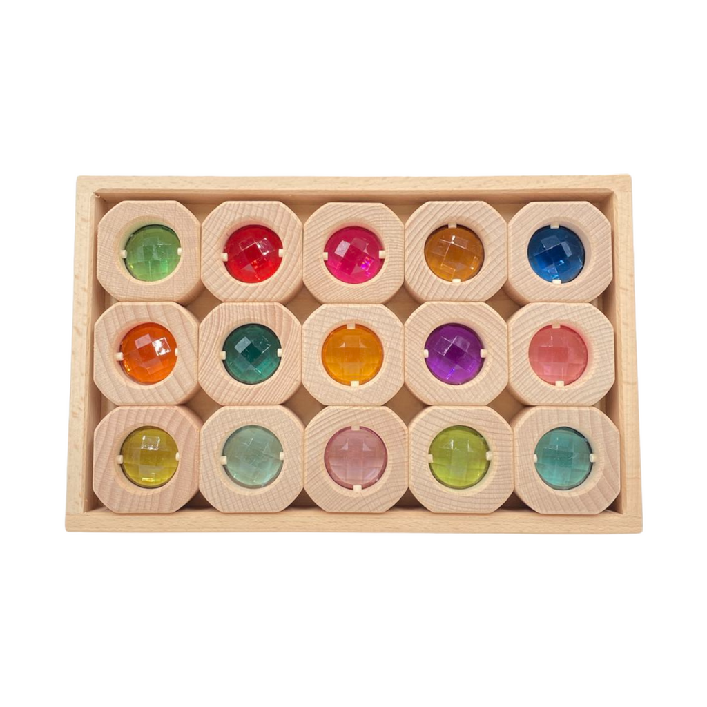 15 Pcs Bitcoin Pastel/Macaron Window Blocks Set with Storage Tray |  | The Baby Penguin