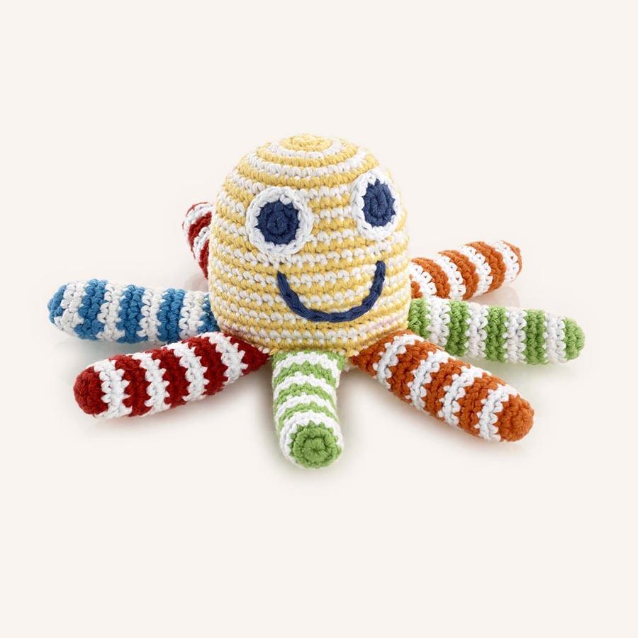 Octopus Rattle - Rainbow |  | The Baby Penguin