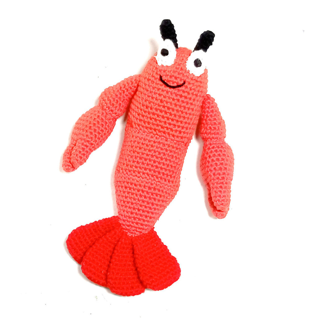 Plush Lobster Toy Rattle - Red |  | The Baby Penguin