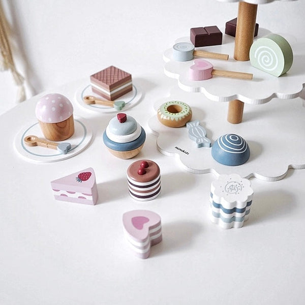 22 Pcs Cake Pop Shop Pretend Dessert Bakery Play Set |  | The Baby Penguin