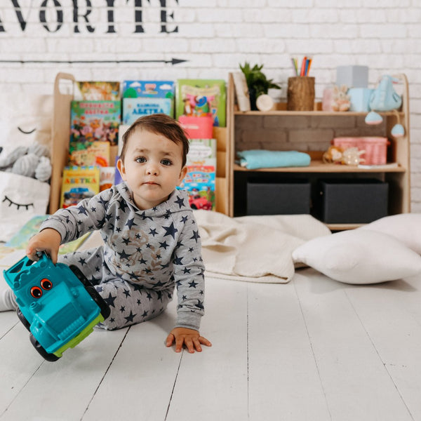 3in1 Montessori Shelves Set: Bookshelf + Toy Shelf + Lego sorter | Shelves | The Baby Penguin