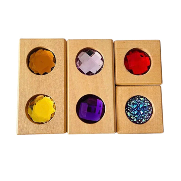 4 Pcs Cube and Cuboid Gemmed Stacking Blocks Set |  | The Baby Penguin