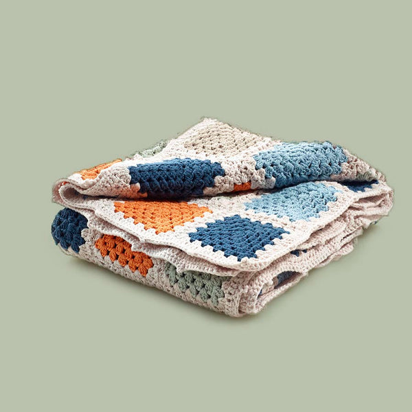 Organic Granny Square Blanket |  | The Baby Penguin