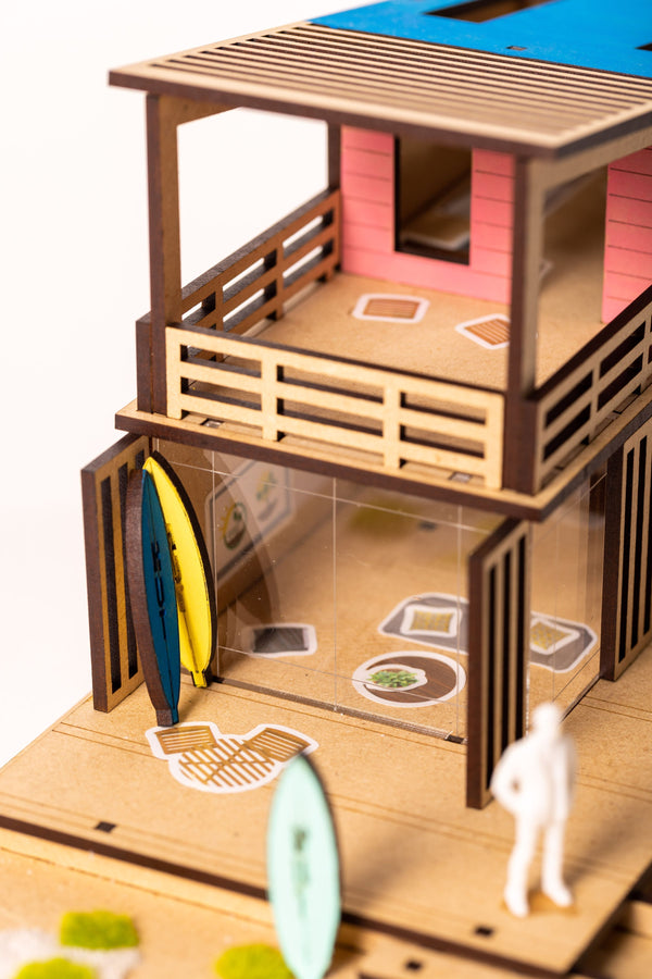 BEACH HUT Architectural Model Making Kit |  | The Baby Penguin