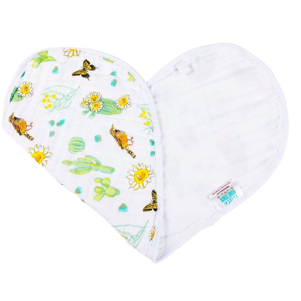  Baby Burp Cloth & Bib Combo: Cactus Blossom by Little Hometown Little Hometown 