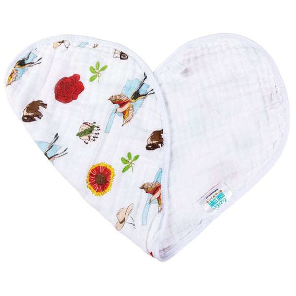  Baby Burp Cloth and Wraparound Bib:  Oklahoma Baby by Little Hometown Little Hometown 