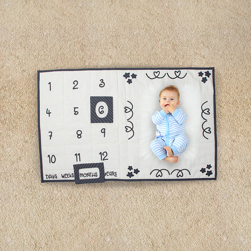 Baby Milestone Mat | Play mat | The Baby Penguin
