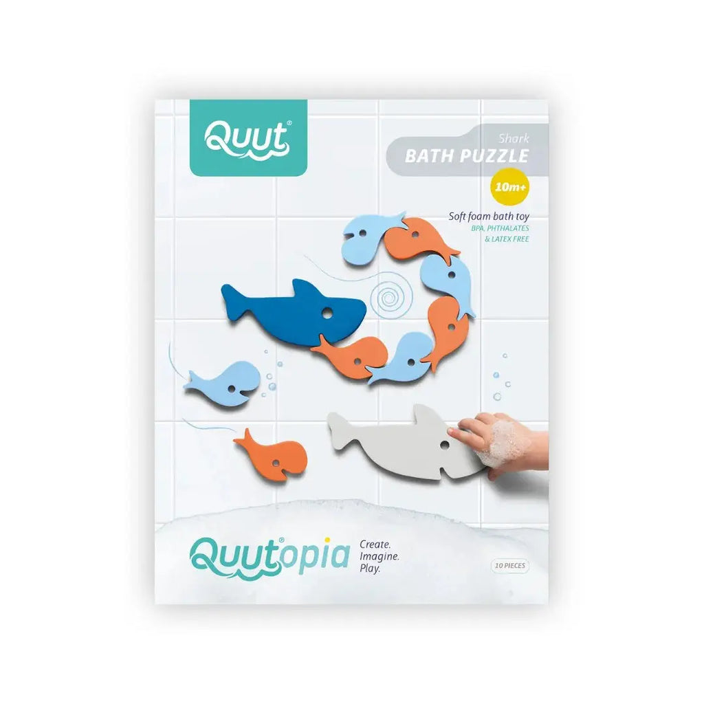 Bath Puzzle Shark – Floating 3D Bath Toy Set |  | The Baby Penguin