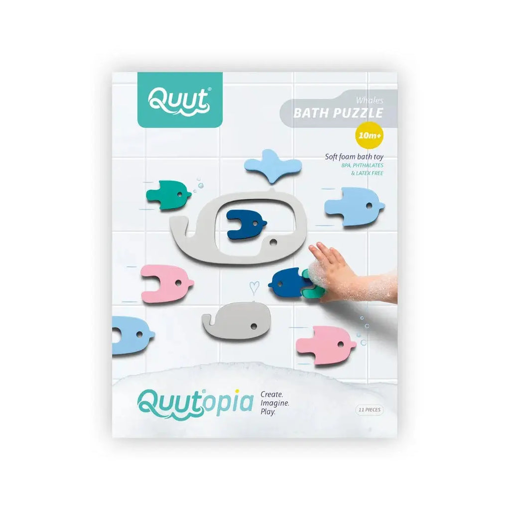 Bath Puzzle Whale – Floating 3D Bath Toy Set |  | The Baby Penguin