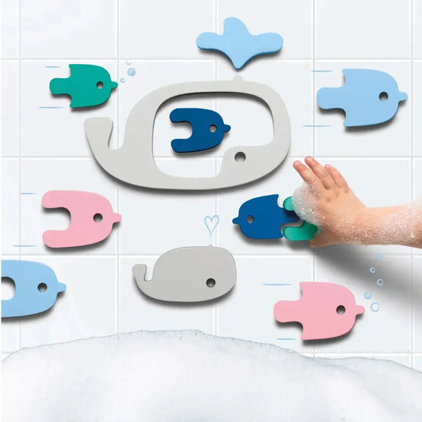 Bath Puzzle Whale – Floating 3D Bath Toy Set |  | The Baby Penguin
