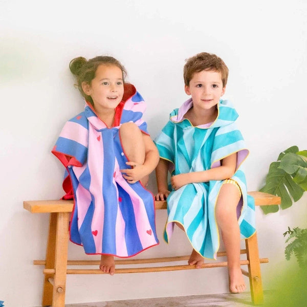 Beach Poncho – Quick-Drying Microfiber Kids Towel