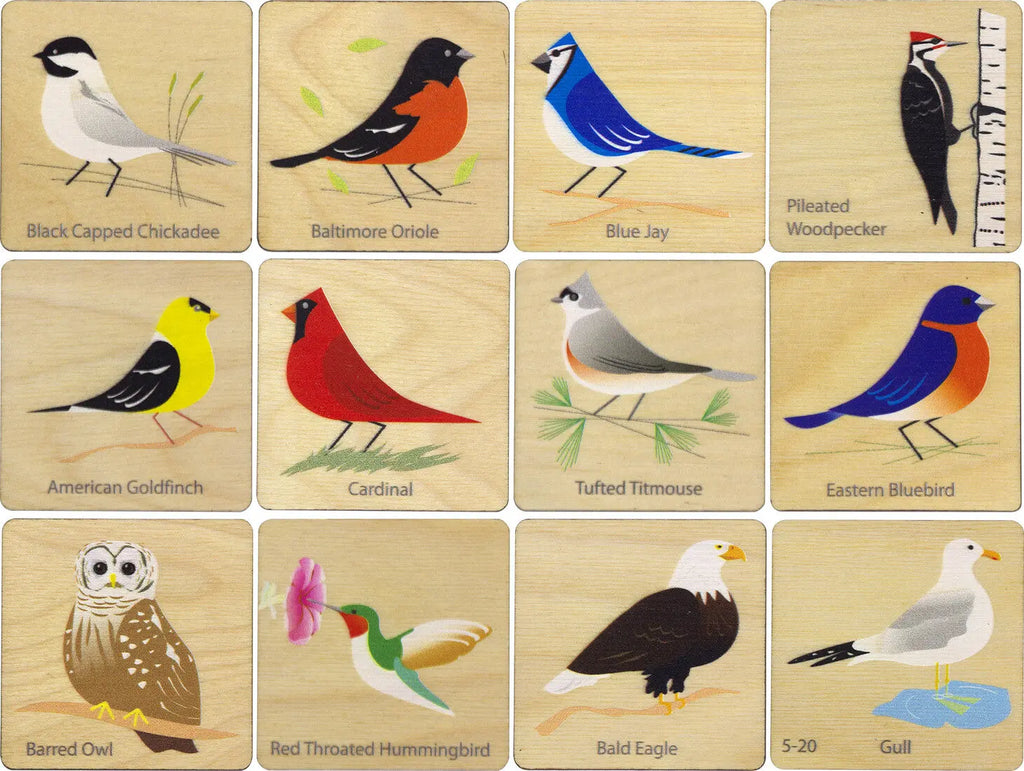 Birds Memory Tiles