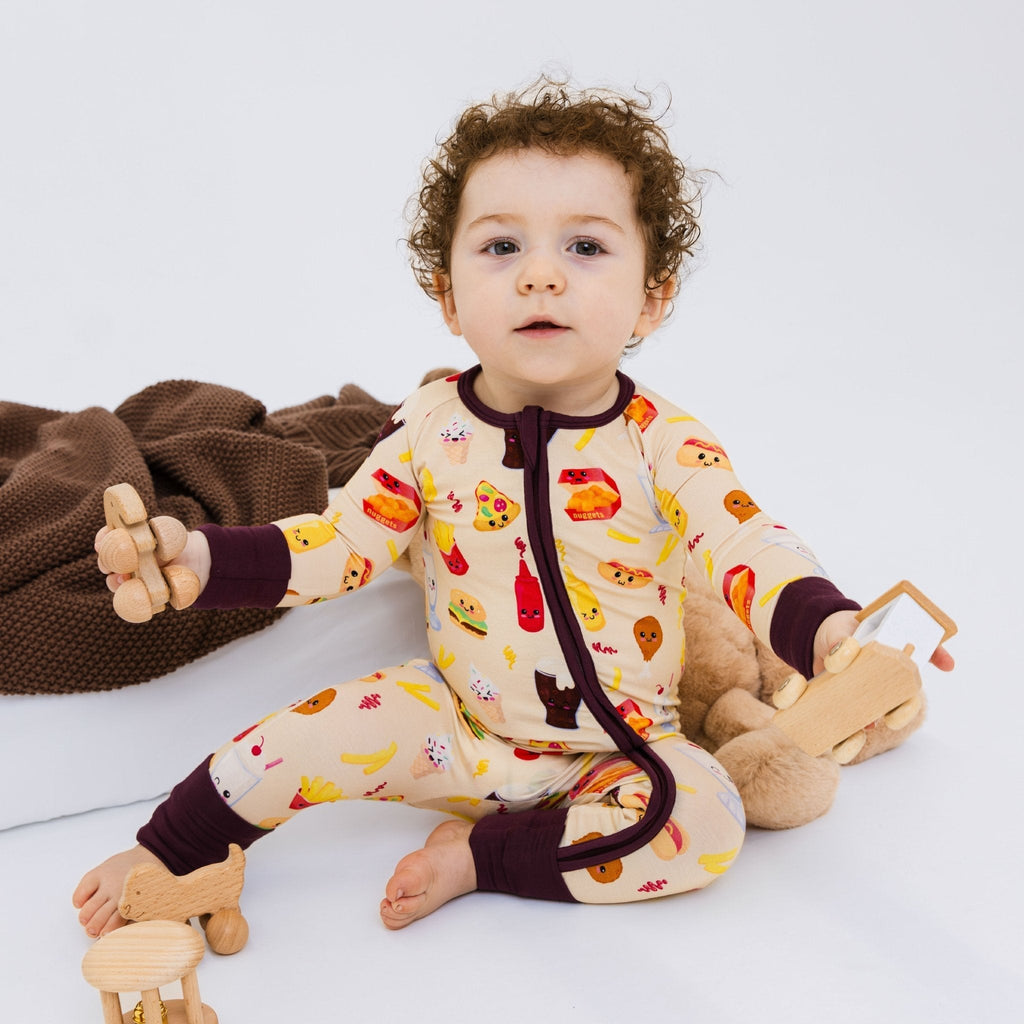 Blissful Bites Convertible Romper - The Baby Penguin