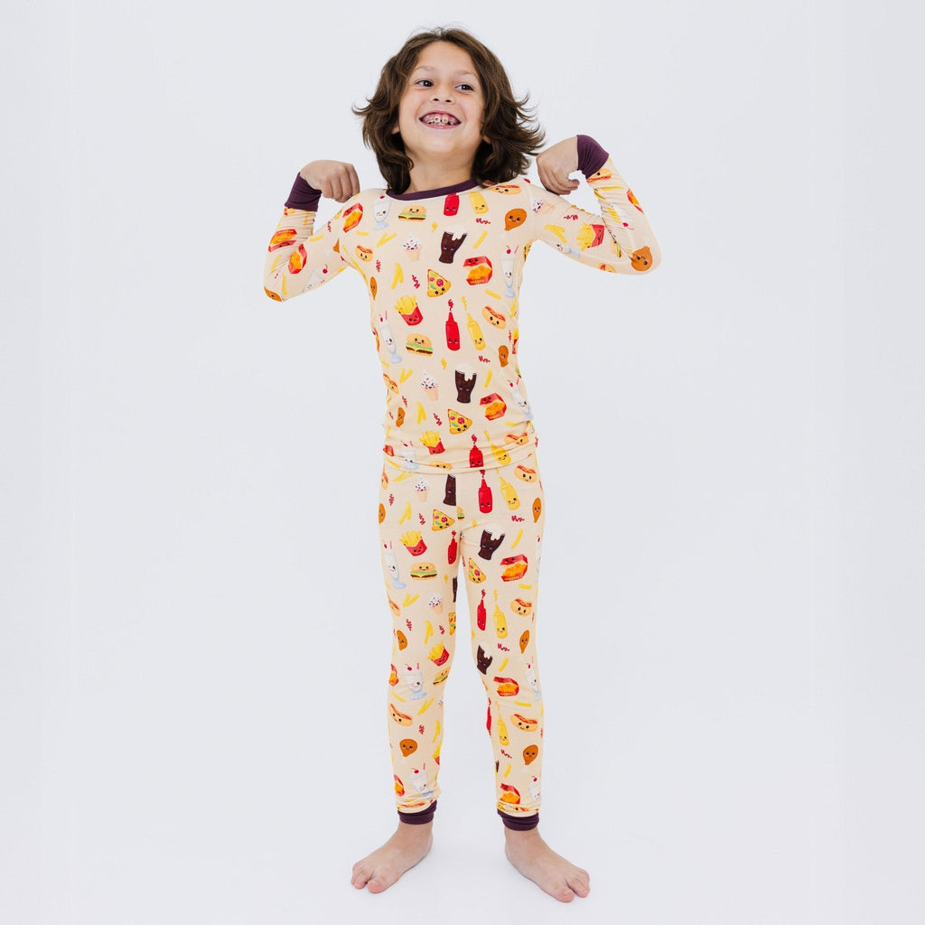 Blissful Bites Long Sleeve Pajamas - The Baby Penguin