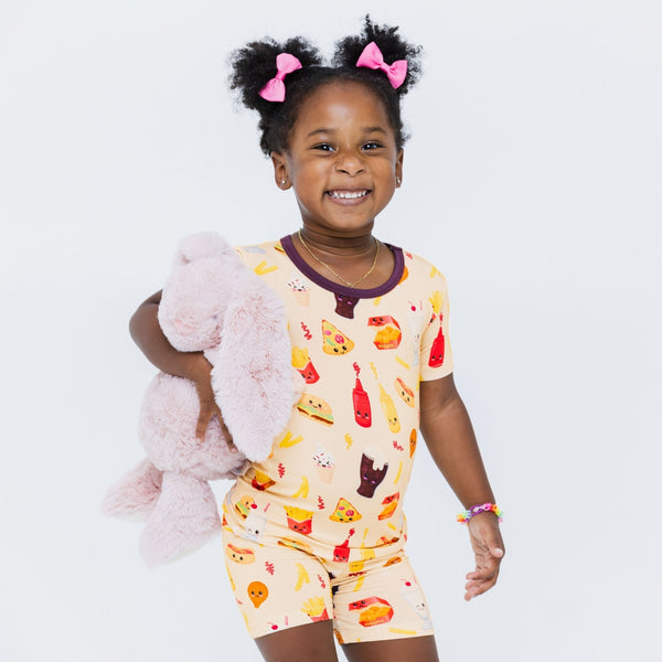 Blissful Bites Short Sleeve Pajamas - The Baby Penguin