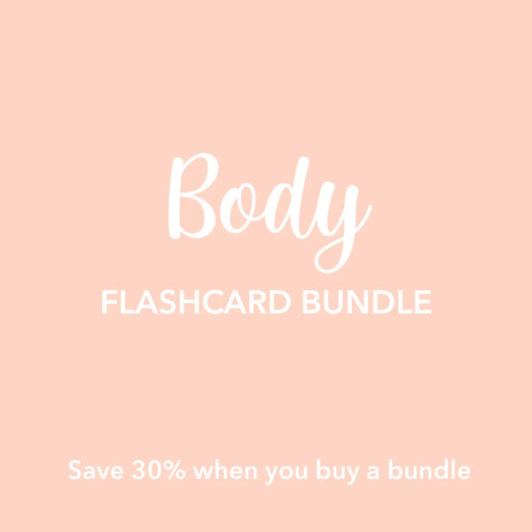 Body Flashcards Bundle | Educational Toys | The Baby Penguin