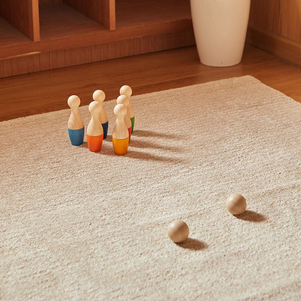 Bowling Set - Top Sustainable Toy - PlanToys USA - The Baby Penguin