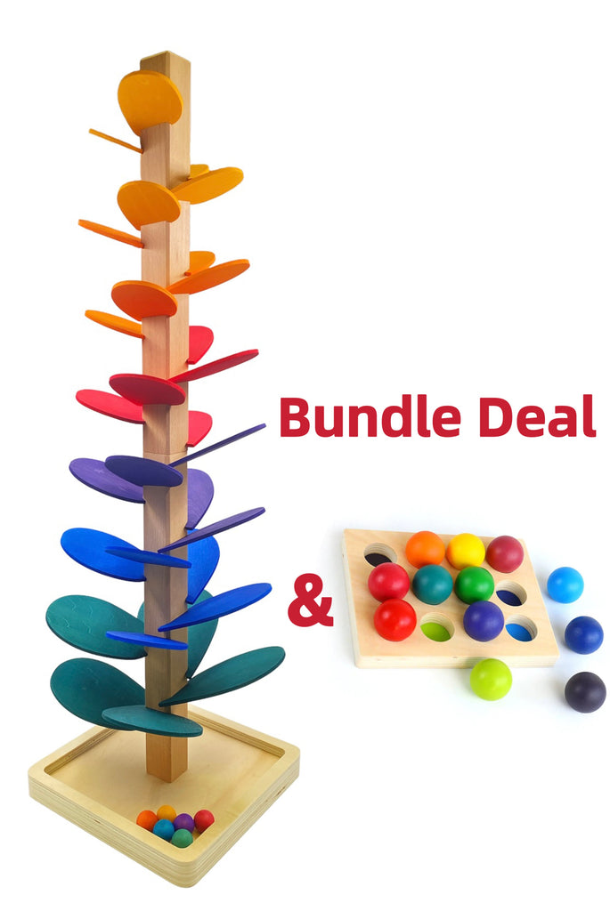 **Bundle Deal**NEW Large Marble Tree in Primary Rainbow Colors | toys | The Baby Penguin