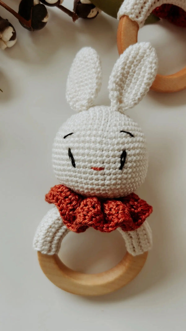Bunny Rattle Teether (Gender Neutral Bunny)