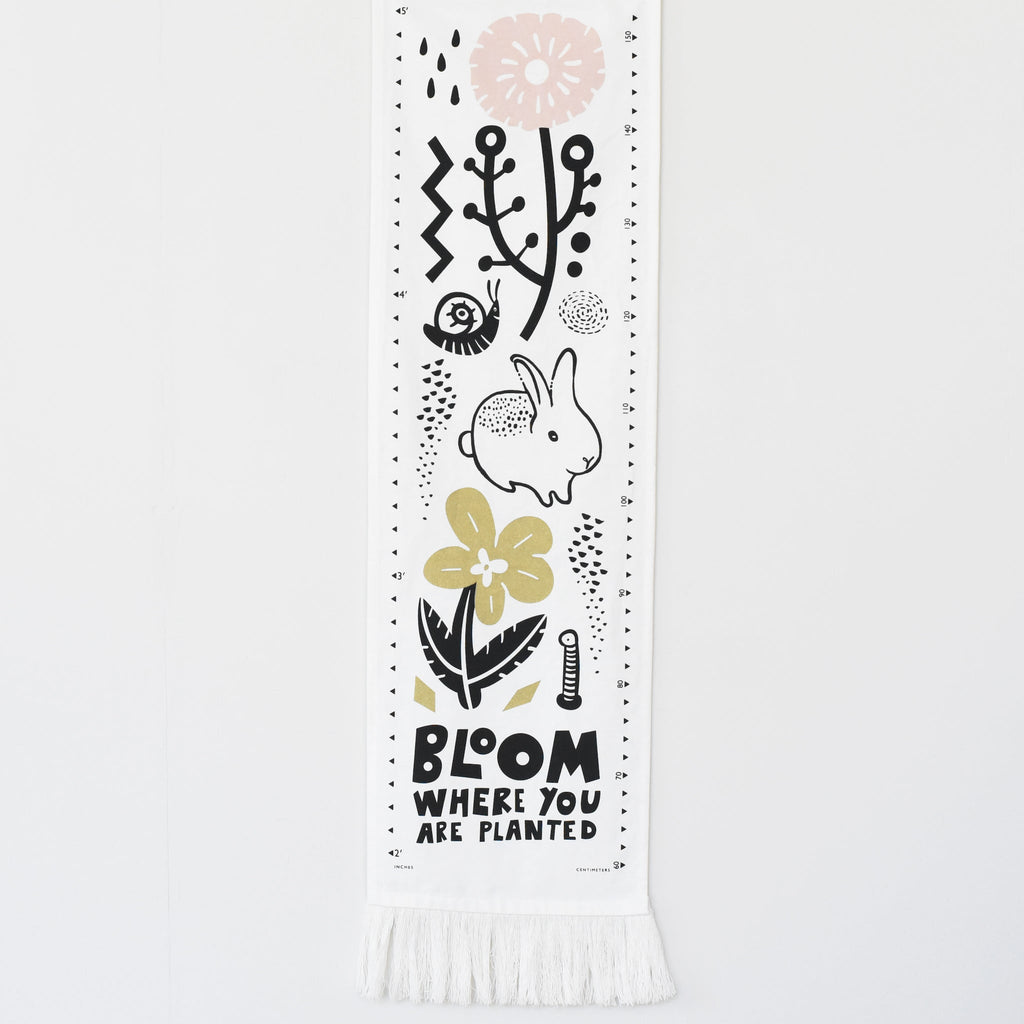 Canvas Growth Chart - Bloom - The Baby Penguin