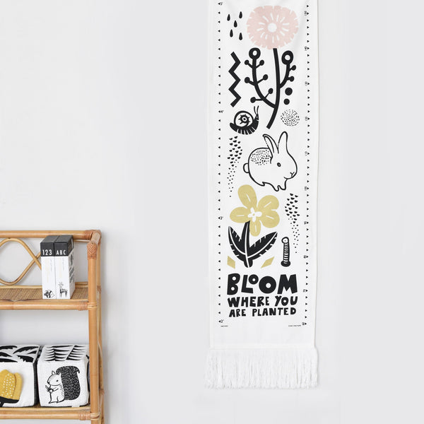 Canvas Growth Chart - Bloom - The Baby Penguin