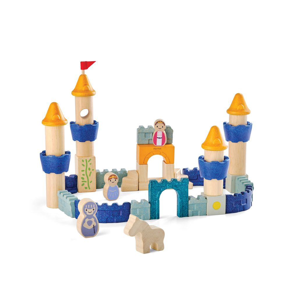 Castle Blocks - Top Sustainable Toy - PlanToys USA - The Baby Penguin