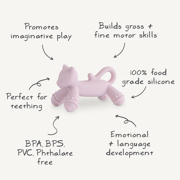 Cat Figurine Teether | teether | The Baby Penguin