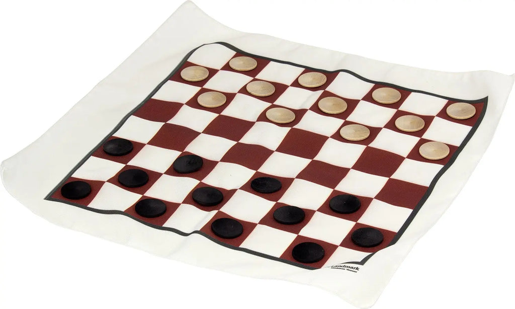 Checkers | Made in USA | Games to Go Maple Landmark