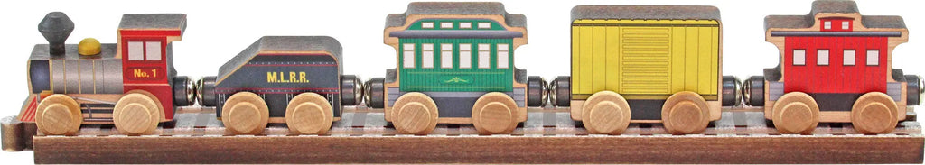 Classic Train Car Set - Made in USA | NameTrain Maple Landmark