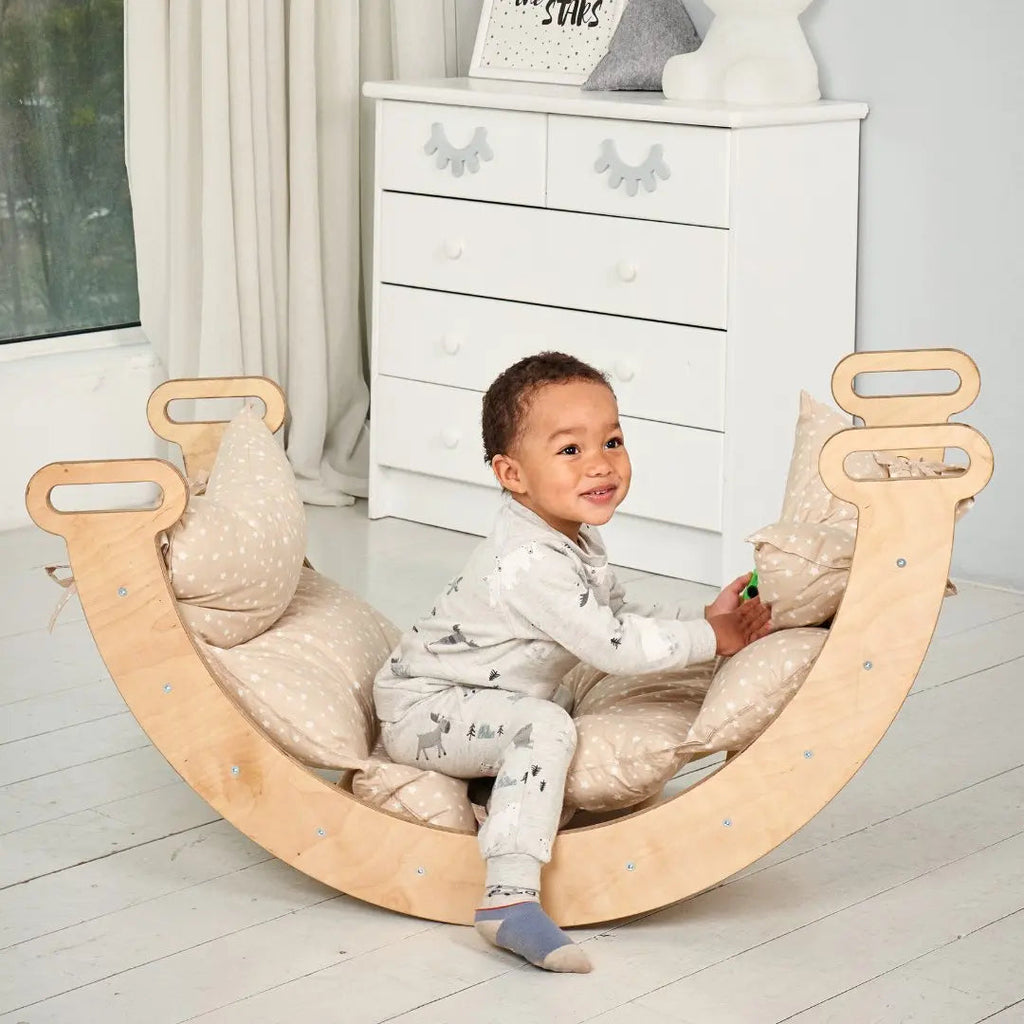 Climbing Arch + Cushion - Montessori Climbers for Toddlers - The Baby Penguin
