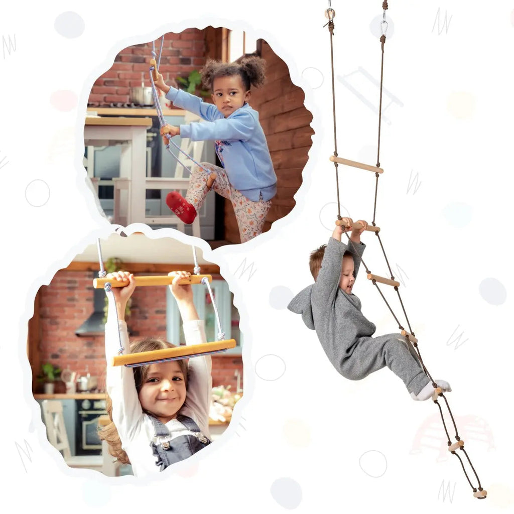 Climbing rope ladder for kids | Ages 3-9 - The Baby Penguin