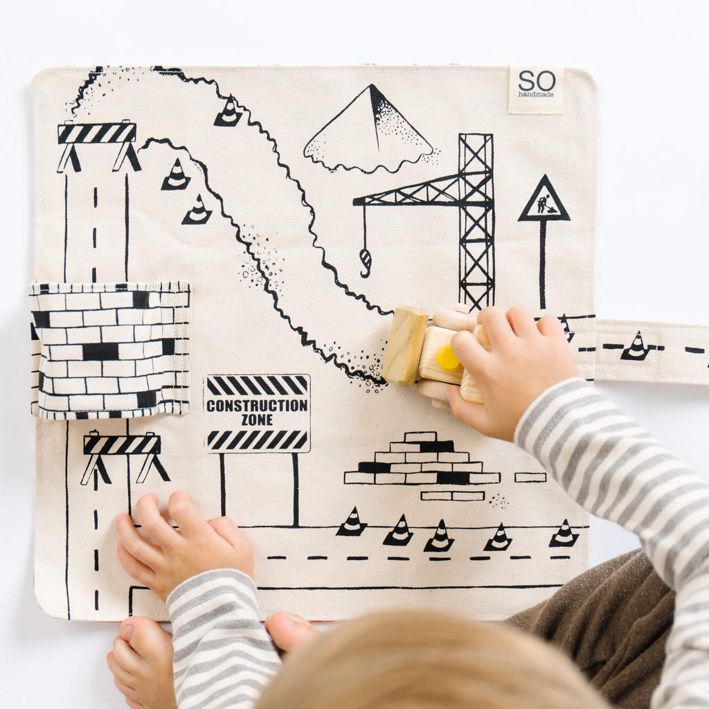 Construction Play Mat: "The CUTEST toys ever! I am in love!" - The Baby Penguin