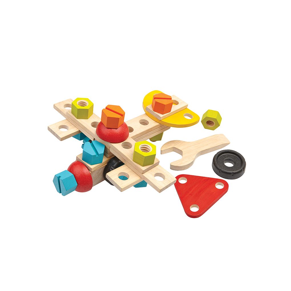 Construction Set - Top Sustainable Toy - PlanToys USA - The Baby Penguin