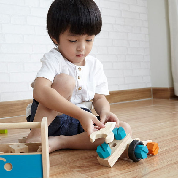 Construction Set - Top Sustainable Toy - PlanToys USA - The Baby Penguin