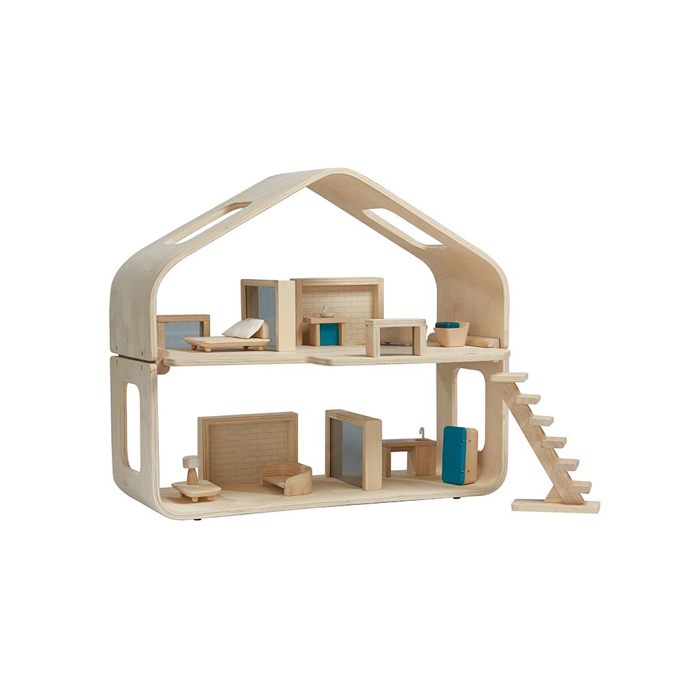 Contemporary Dollhouse - Top Sustainable Toy - PlanToys USA - The Baby Penguin