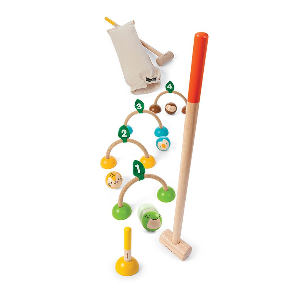 Croquet - Top Sustainable Toy - PlanToys USA - The Baby Penguin