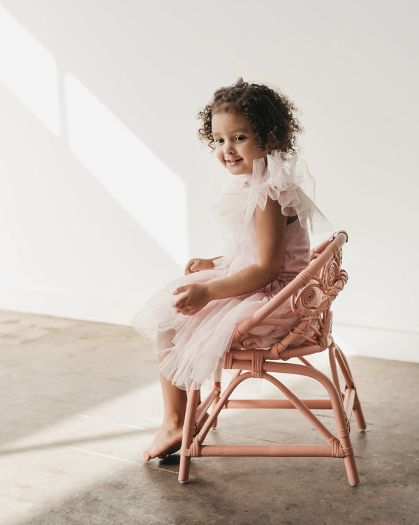 Dahlia Rattan Kids Chair | Ellie & Becks Co. - The Baby Penguin