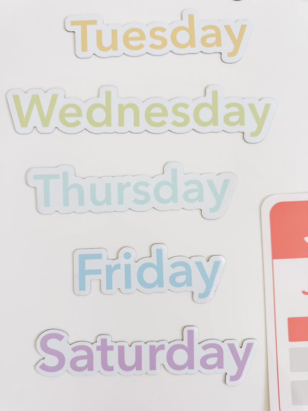 Days, Months, Seasons Flashcards and Magnets | Educational Toys | The Baby Penguin