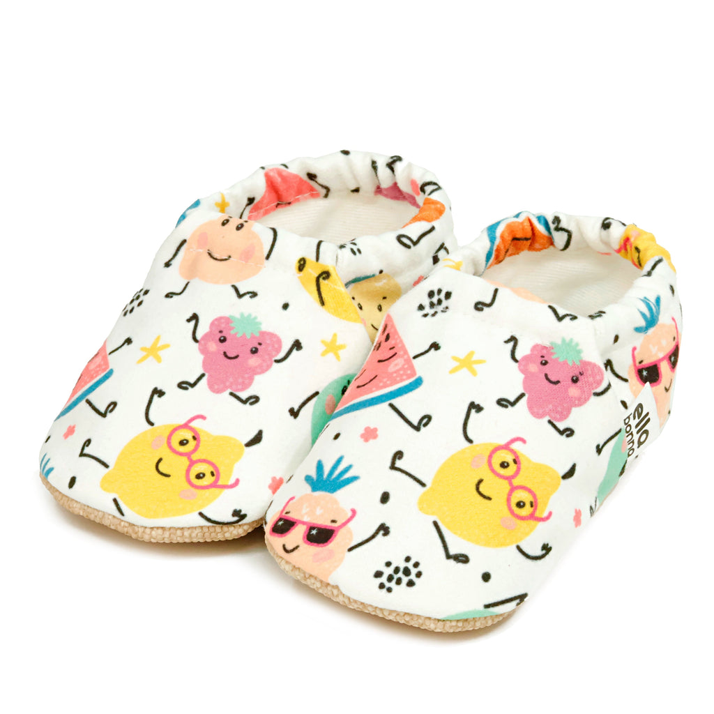 Ella Bonna Baby Moccasins, Slippers, Fruits - The Baby Penguin