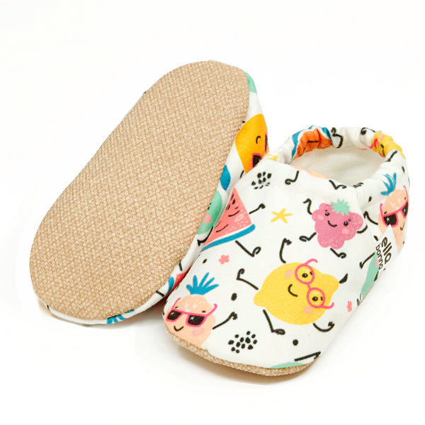 Ella Bonna Baby Moccasins, Slippers, Fruits - The Baby Penguin