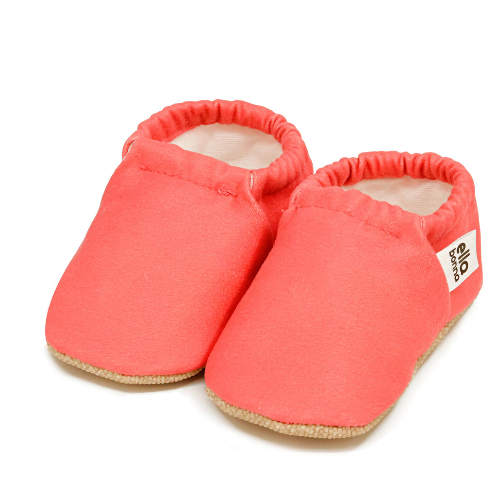Ella Bonna Baby Moccasins, Slippers, Pink - The Baby Penguin