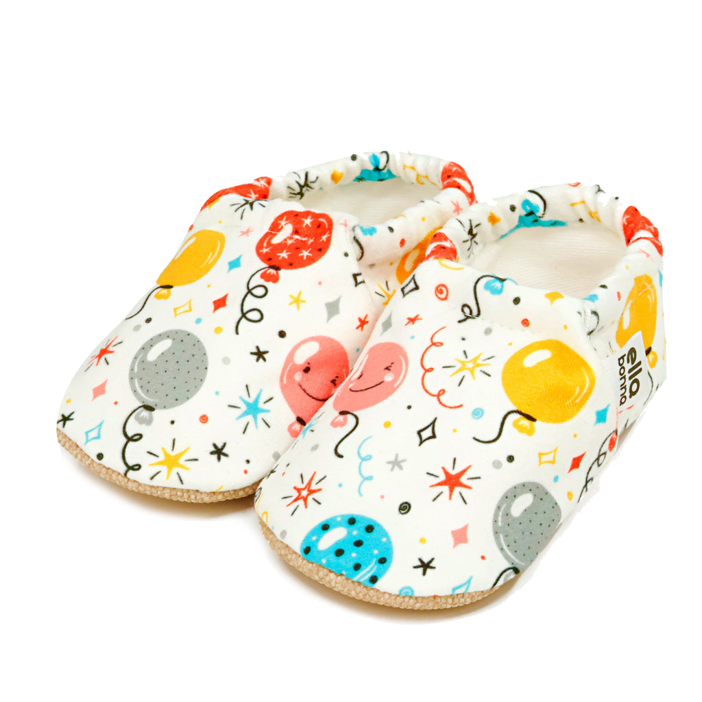 Ella Bonna Non-Slip Sole Balloons Patterned Baby Booties, Home Boot Slippers Nursery Shoes - The Baby Penguin
