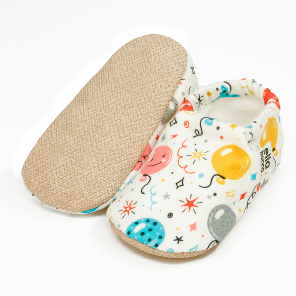 Ella Bonna Non-Slip Sole Balloons Patterned Baby Booties, Home Boot Slippers Nursery Shoes - The Baby Penguin