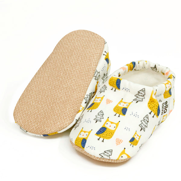 Ella Bonna Non-Slip Sole Bird Patterned Baby Booties, Home Boot Slippers Nursery Shoes - The Baby Penguin