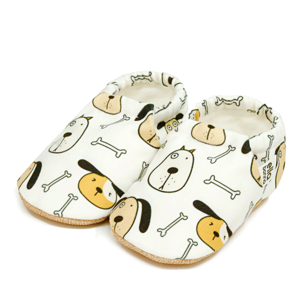 Ella Bonna Non-Slip Sole Cute Dog Patterned Baby Booties, Home Boot Slippers Nursery Shoes - The Baby Penguin